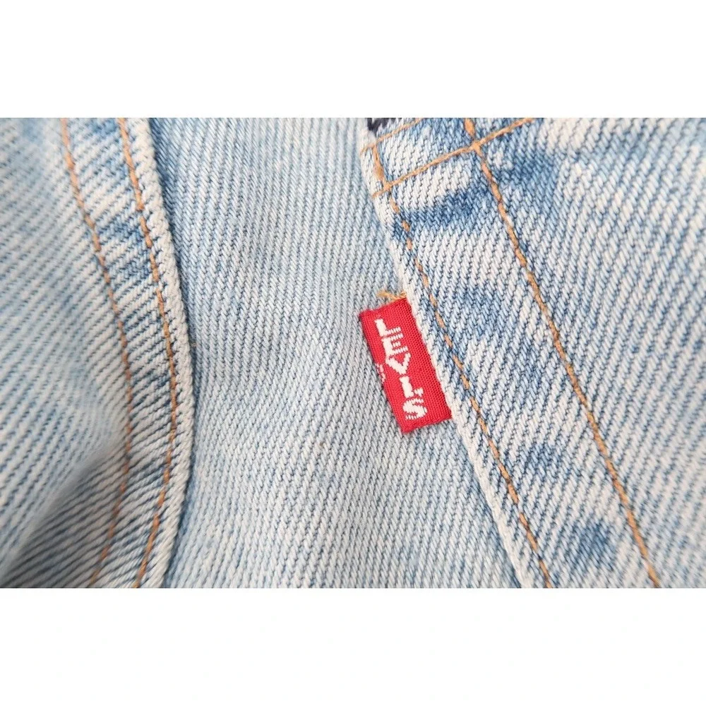 LEVI'S Premium Big E Lot‎ 551 Z Distressed Straight Fit Denim Jeans Mens 30x30